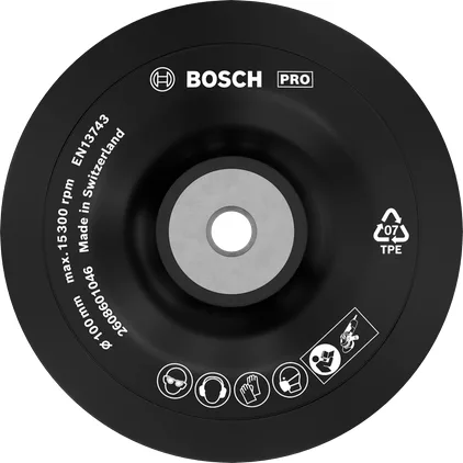 Backing Pads for Fibre Sanding Discs Including Nut