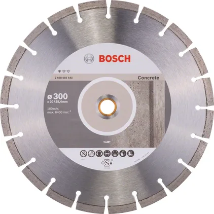 Diamond Cutting Discs — Standard for Concrete with 25 mm Bore