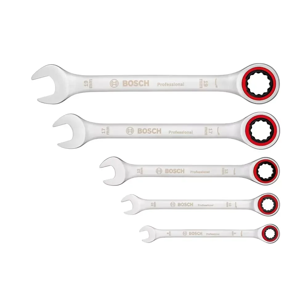 Ratchet Spanner Set — 5 Pcs Set