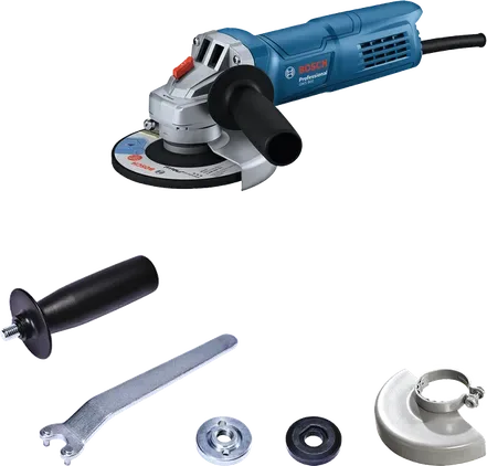 Small Angle Grinder 4" GWS 800 + 2 Cutting, 1 Grinding Professional