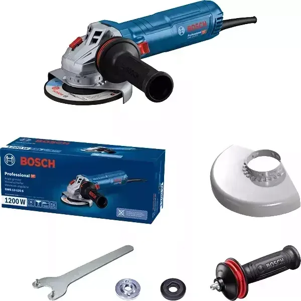 Small Angle Grinder 5" GWS 12-125 P Professional (New!)