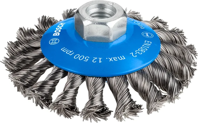 Tapered Brushes For Angle Grinders Knotted Wire (page 105)