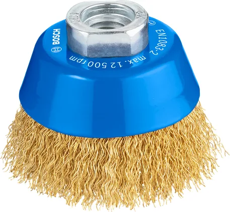 Wire Cup Brush Crimped Wire, Brass-coated (page 105)