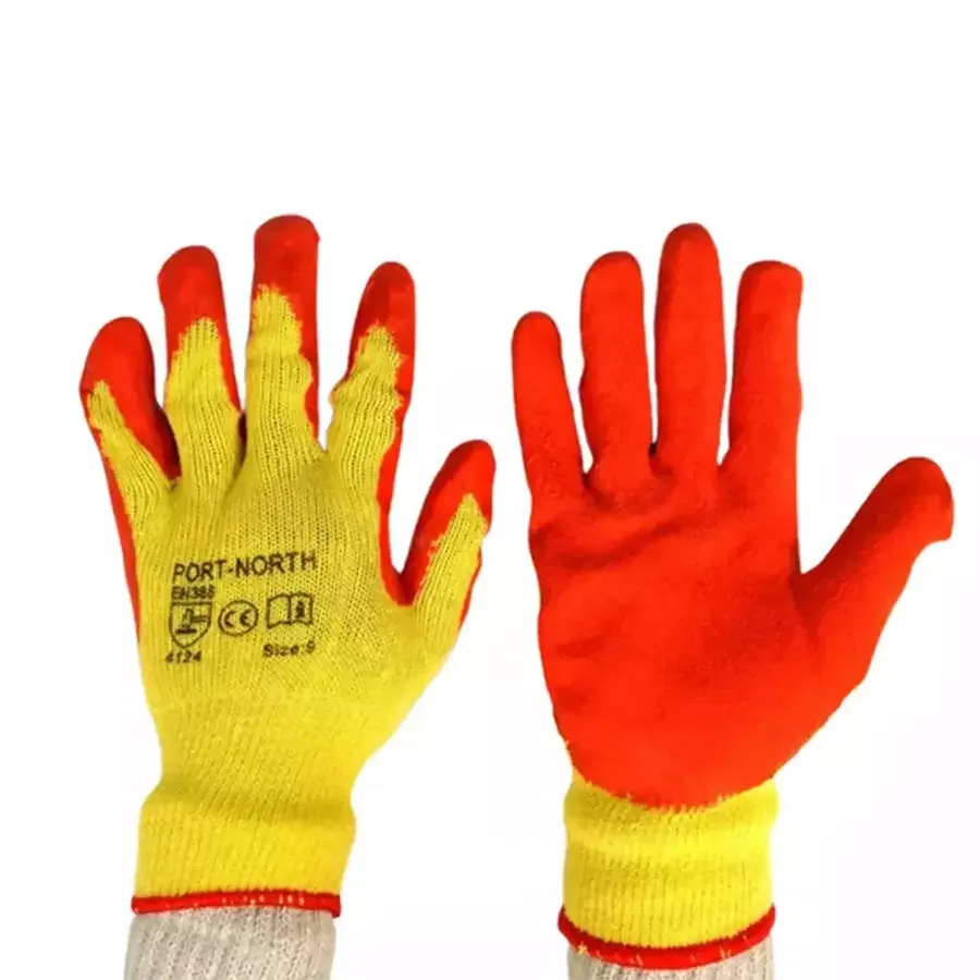 Nylon Knitted Seamless Gloves with PVC Dots