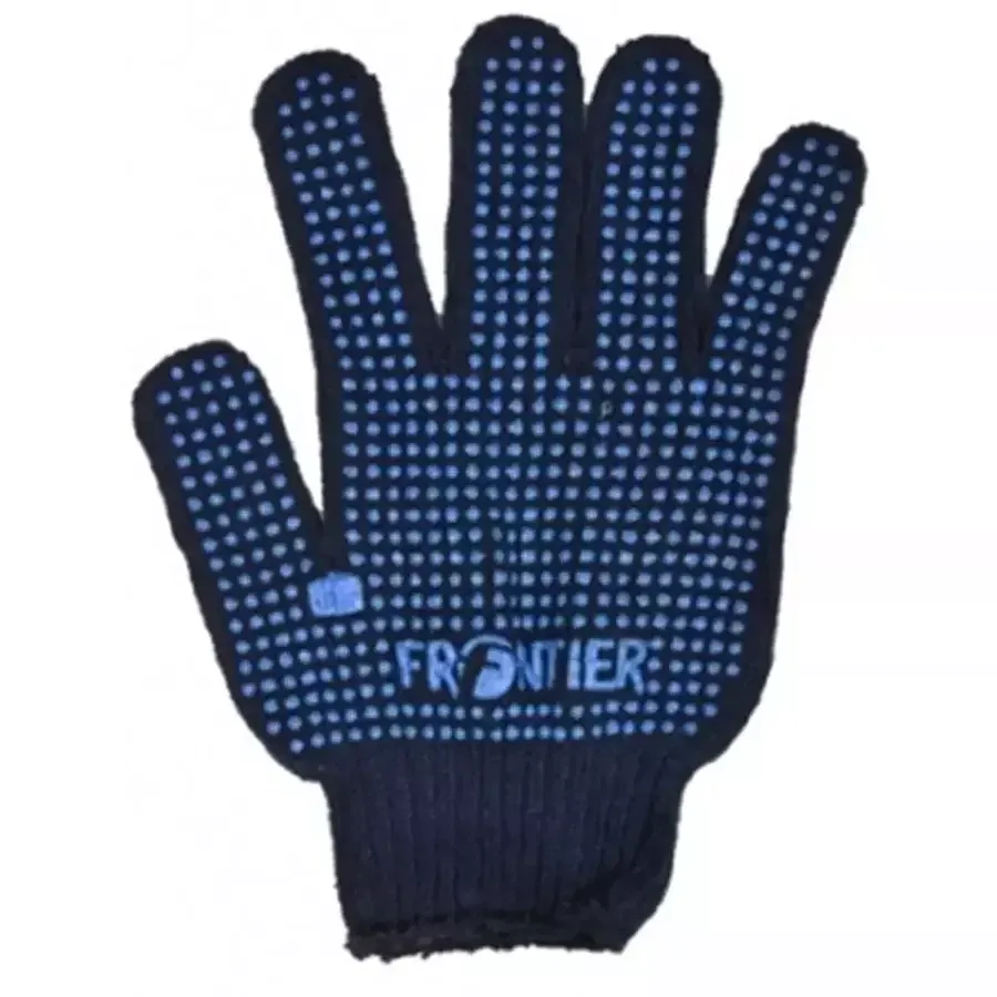 Poly / Cotton Knitted Seamless Gloves with PVC Dots