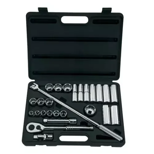 1/2 DR 26 PCS Round Head Ratchet Set Imp