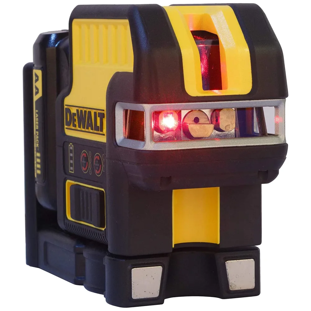 12V MAX Li-Ion 5 Spot Cross Line Laser (Red Beam)