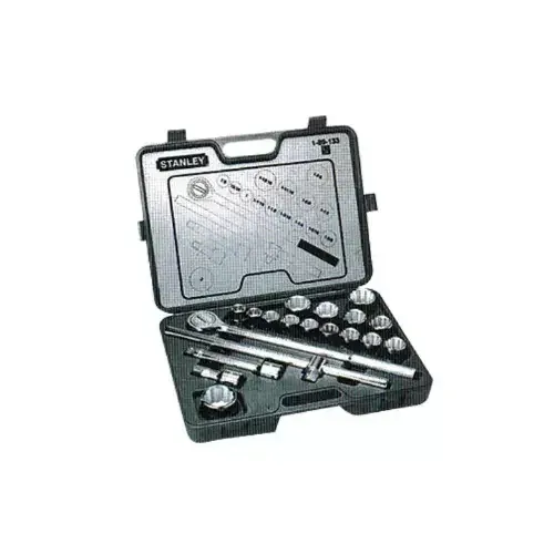 19 PC 3/4" DR Metric 12 Point Socket Set