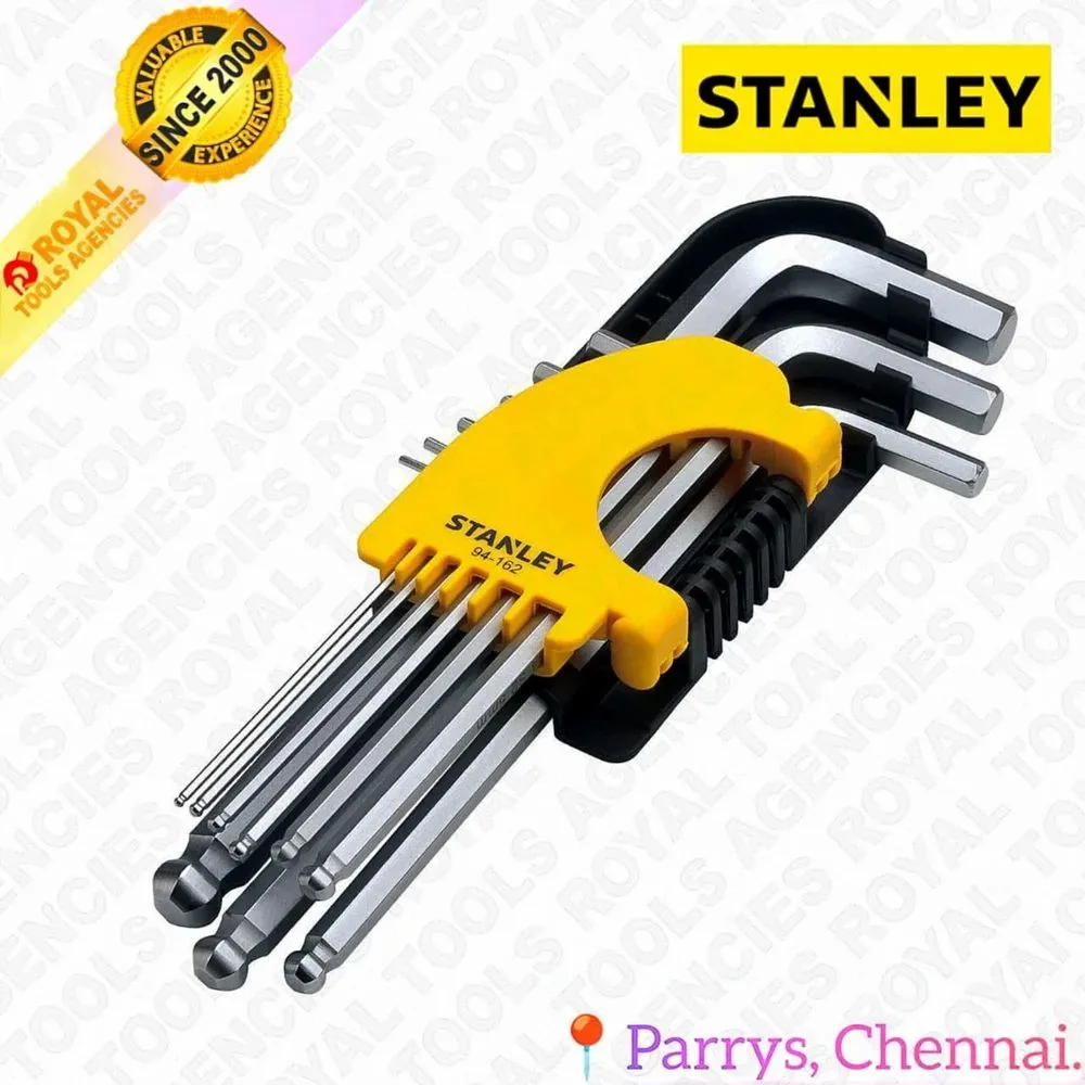 9 PC Long Spherical-Head Hex Key