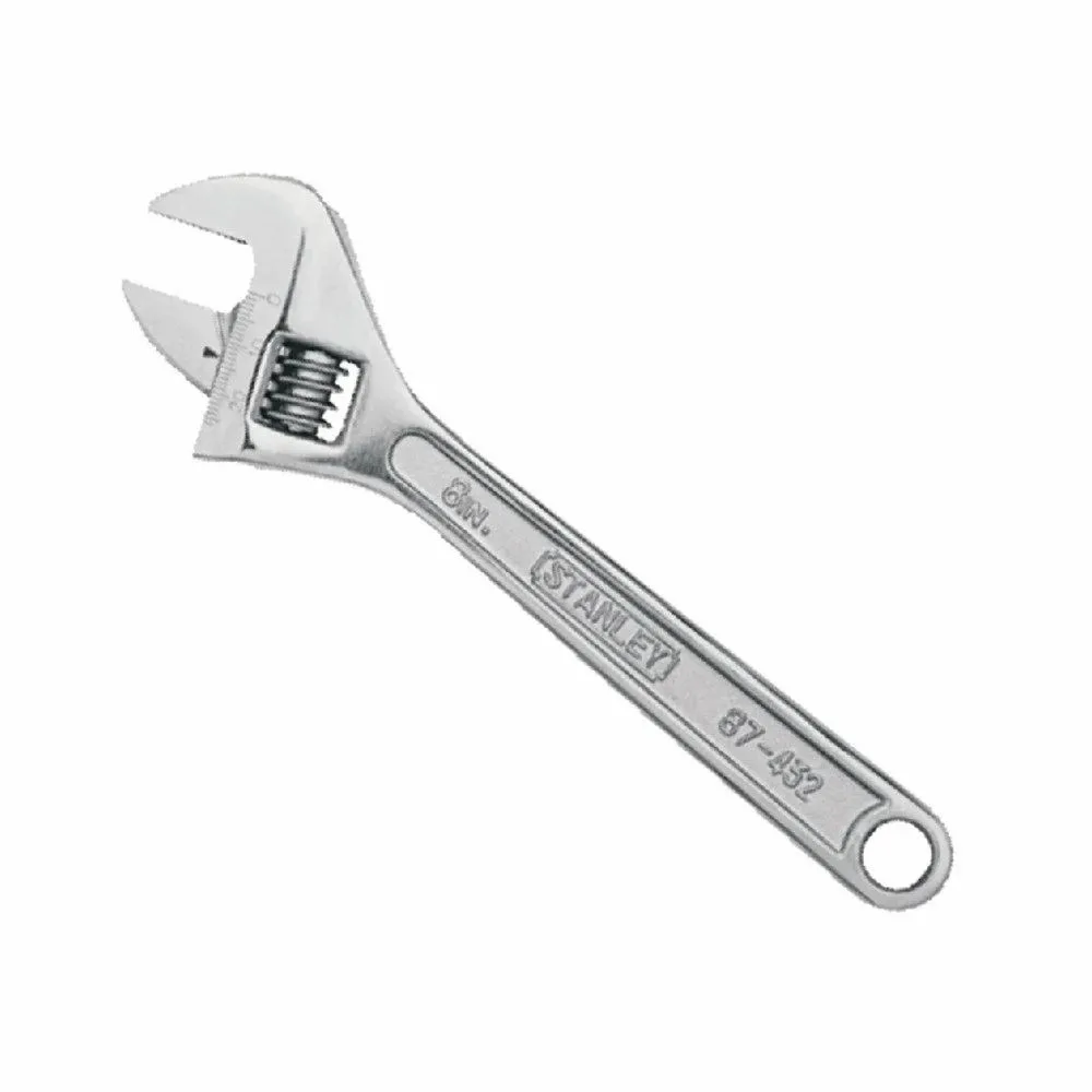 Adjustable Wrench Chrome Plated 4