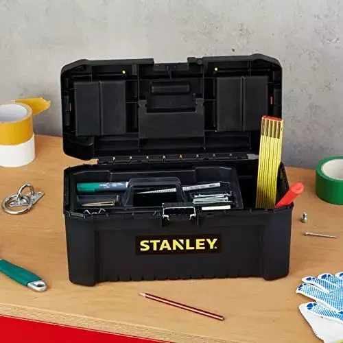 Essential Toolbox With Metal Latch